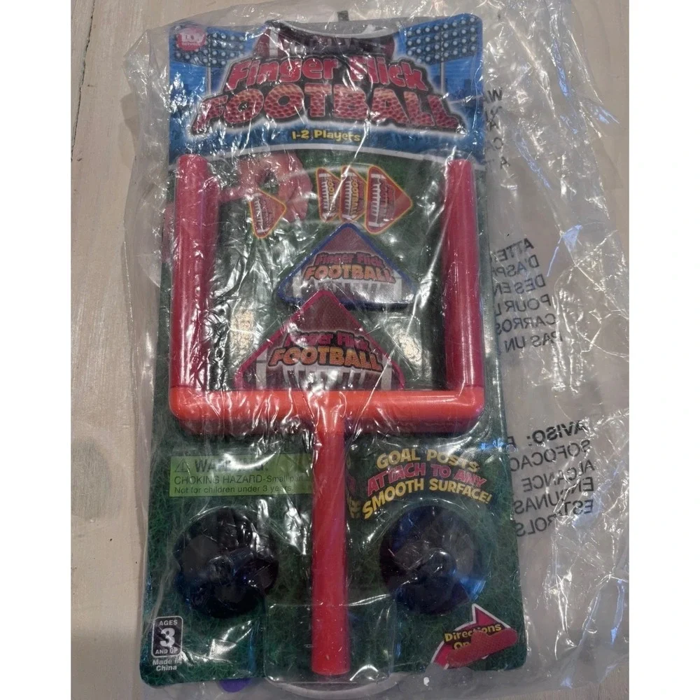 Set of 2 ArtCreativity Finger Flick Football Tabletop Game Goal Post Toys New